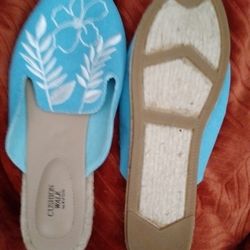 Espadrilles with Whits Stitching