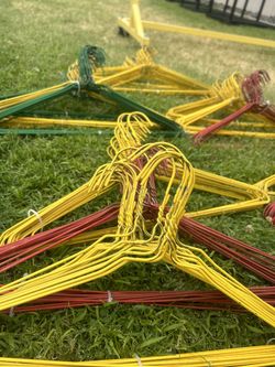 Vintage Colored Hangers 
