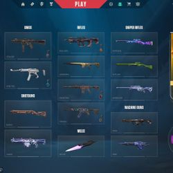 🔥 NA Valorant Account – $700+ Skins | Low Rank (Silver Peak) | STACKED 🔥