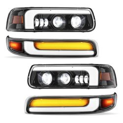 Chevrolet Silverado 99-02/ 00-06 Tahoe Headlight Set  