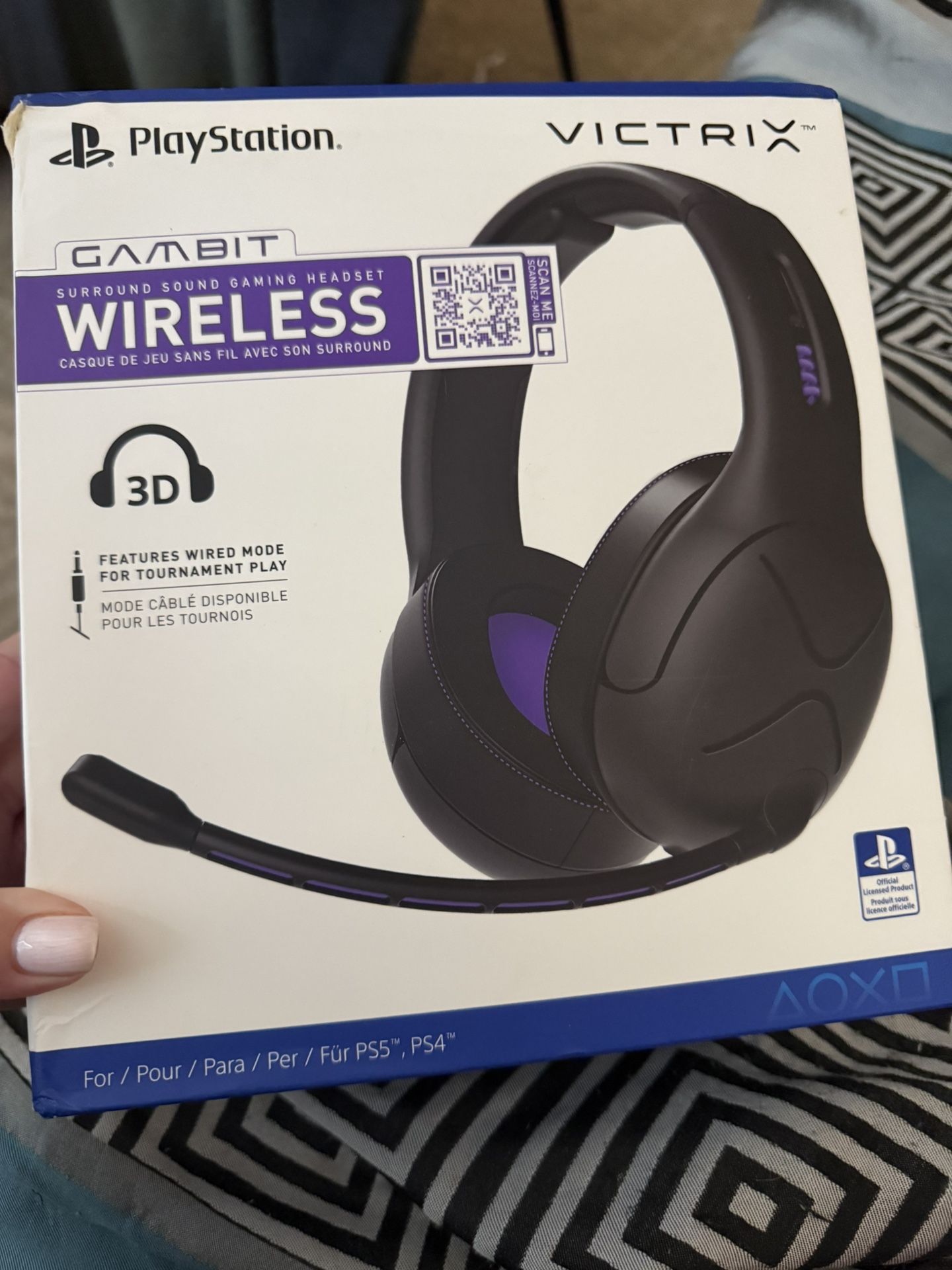 Never Used—Victrix Gambit Wireless and Wired Gaming Headset with Mic - Playstation