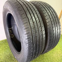 V58   225 60 18 100V  Laufenn  S Fit AS  2 Used Tires 80% Life 