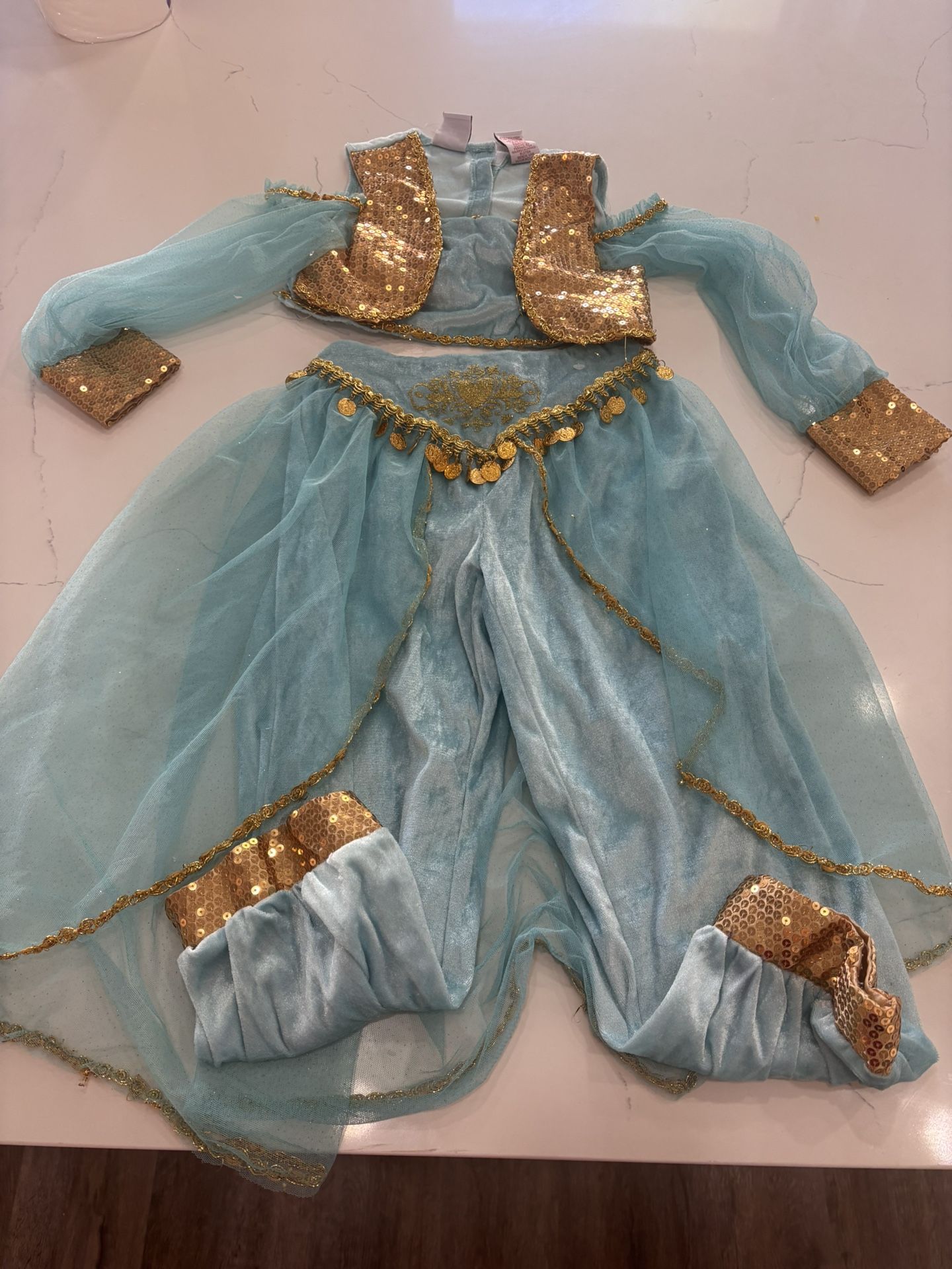 Princess Jasmine Custome Size 5-6