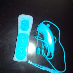 Blue Wii Remote 