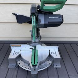 * For Parts or Repair Only! * Metabo HPT 10-inch Single Bevel Compound Miter Saw, 15-Amp Power Saw with Xact Cut Shadow