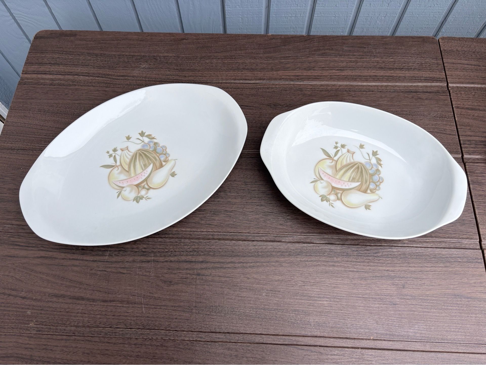 Vintage Noritake Melanie serving dish and bowl
