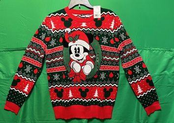 Disney ADULT Mickey Mouse Ugly Christmas Sweater- NEW W/ tags  - SMed.  