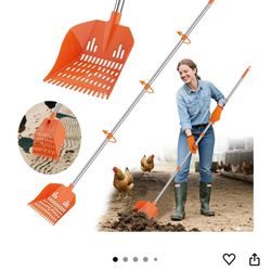 Chicken Poop Scooper with Rake
