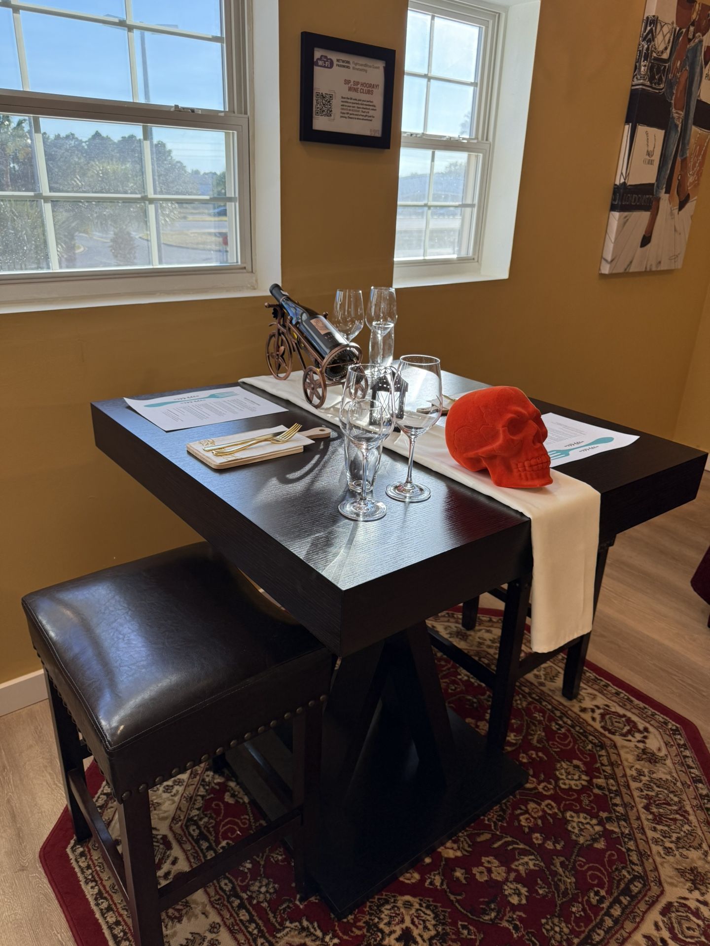 Farm High Top Table With Stools