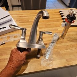 Used Delta Faucet And Brand New Down Spout