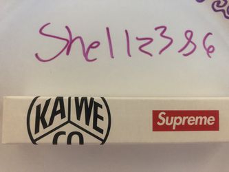 SUPREME x Kaweco AL Pencil Black box logo camp cap tnf F/W 18