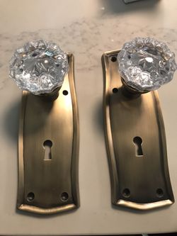 Crystal Doorknob Plate Nostalgic Warehouse Door Knob 