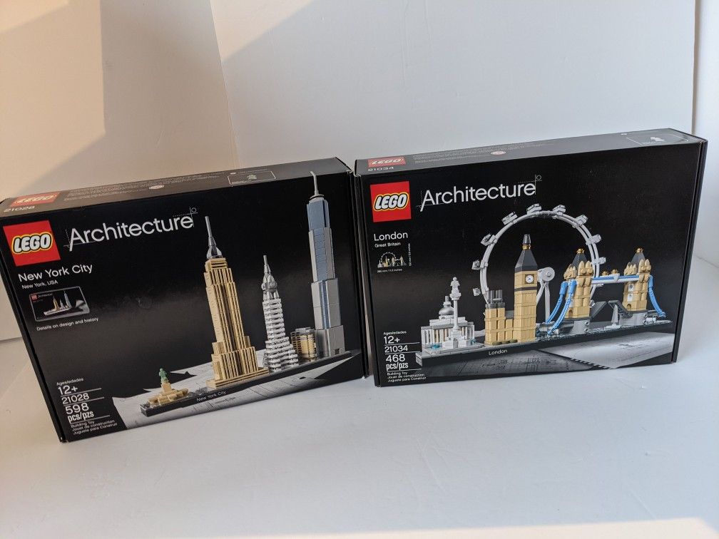 LEGO ARCHITECTURE: NEW YORK & LONDON