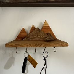 Hand crafted Key ring /Phone Holder