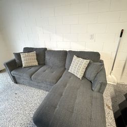 Like-New Sectional Couch w/ Chaise & Storage