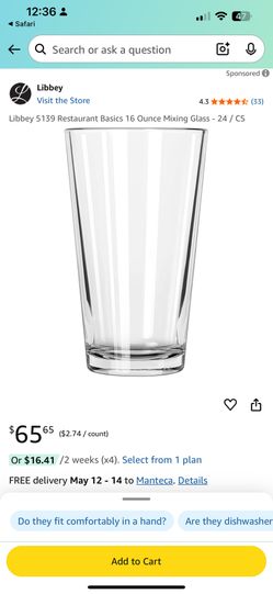 5139 resturant Glass Cups