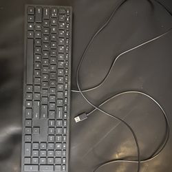 HP 230 USB Keyboard – Slim Design, Full Layout, Plug & Play