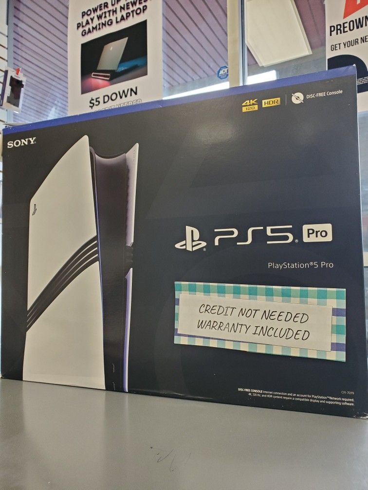 🔥 Sony PlayStation 5 Pro (Brand New) – Save $700 Instantly! Just $699 or $1 Down with Warranty Included