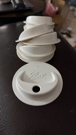 Ball jar lid for drinking