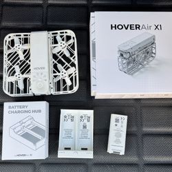 Hoverair X1 Drone Self Flying Camera HDR Video With 2 Batteries 