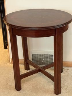 Wooden accent table