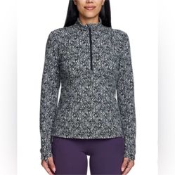 NWT Spyder women fleece half zip Active top Size XL