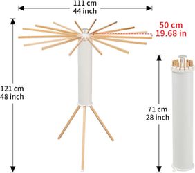 Tripod Clothes Drying Rack, Clothing Stand, Foldable Laundry Drying Rack