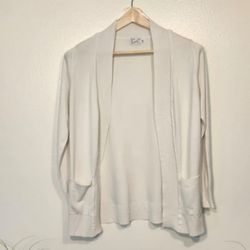 White Cardigan Medium