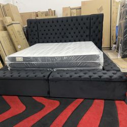 $1199 Brand New King Bed Frame With Mattress (Read Description Below)