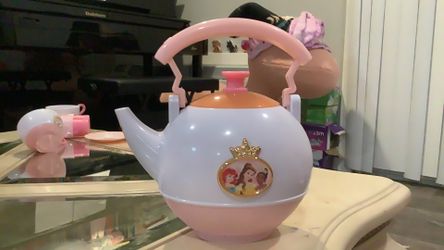 Princess tea cups and pot