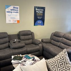 New Reclining Sofa And Loveseat With Free Delivery