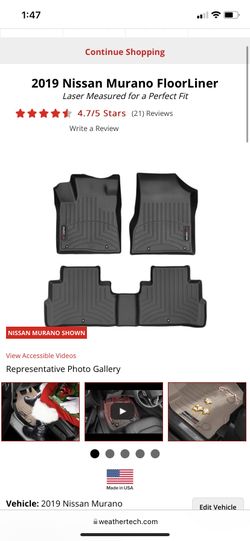 2019 Nissan Murano Weather Tech Floor Mats