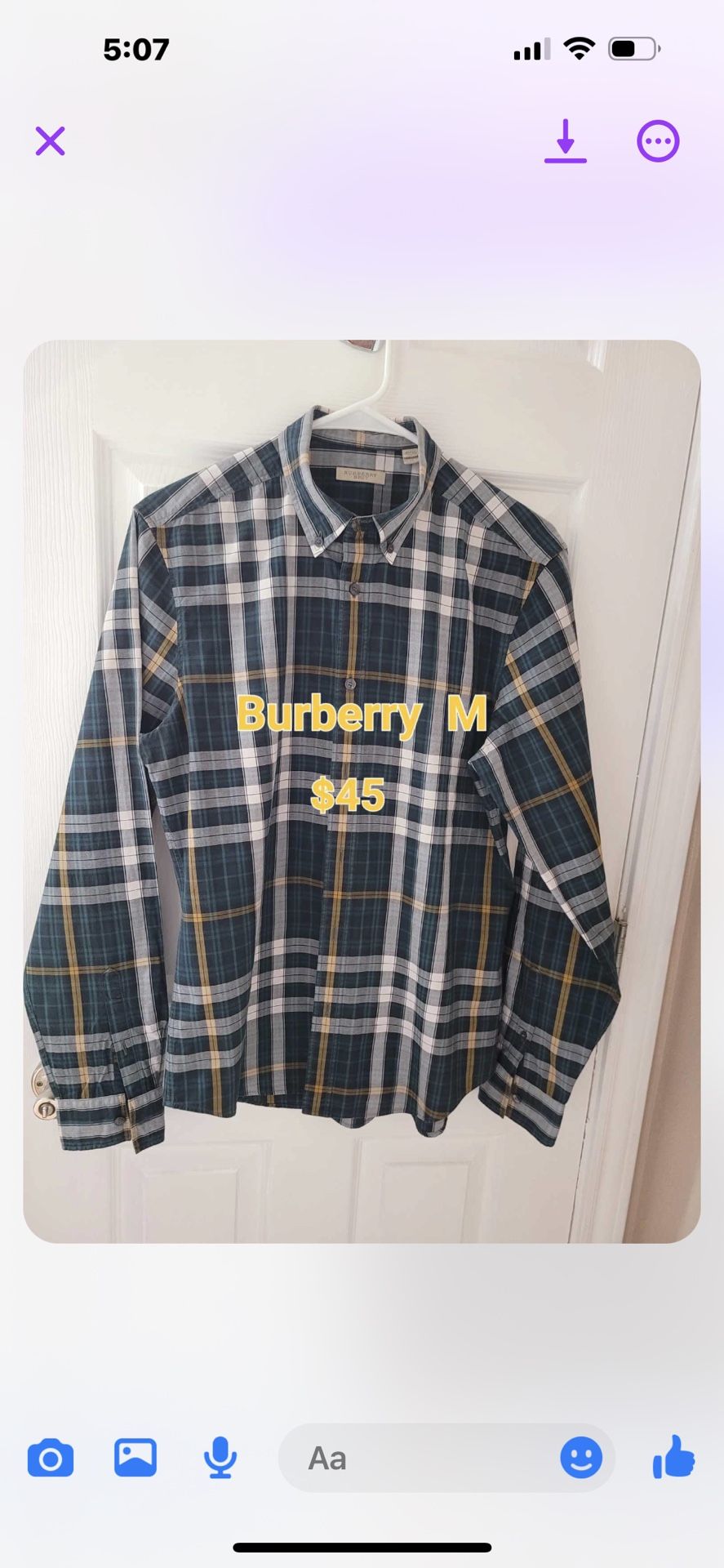 Men’s Burberry Shirts