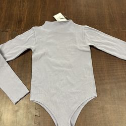 Zara Open Back Turtle Neck Bodysuit