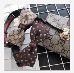 Luxury Dog And Cat Bow with Bell Thumbnail