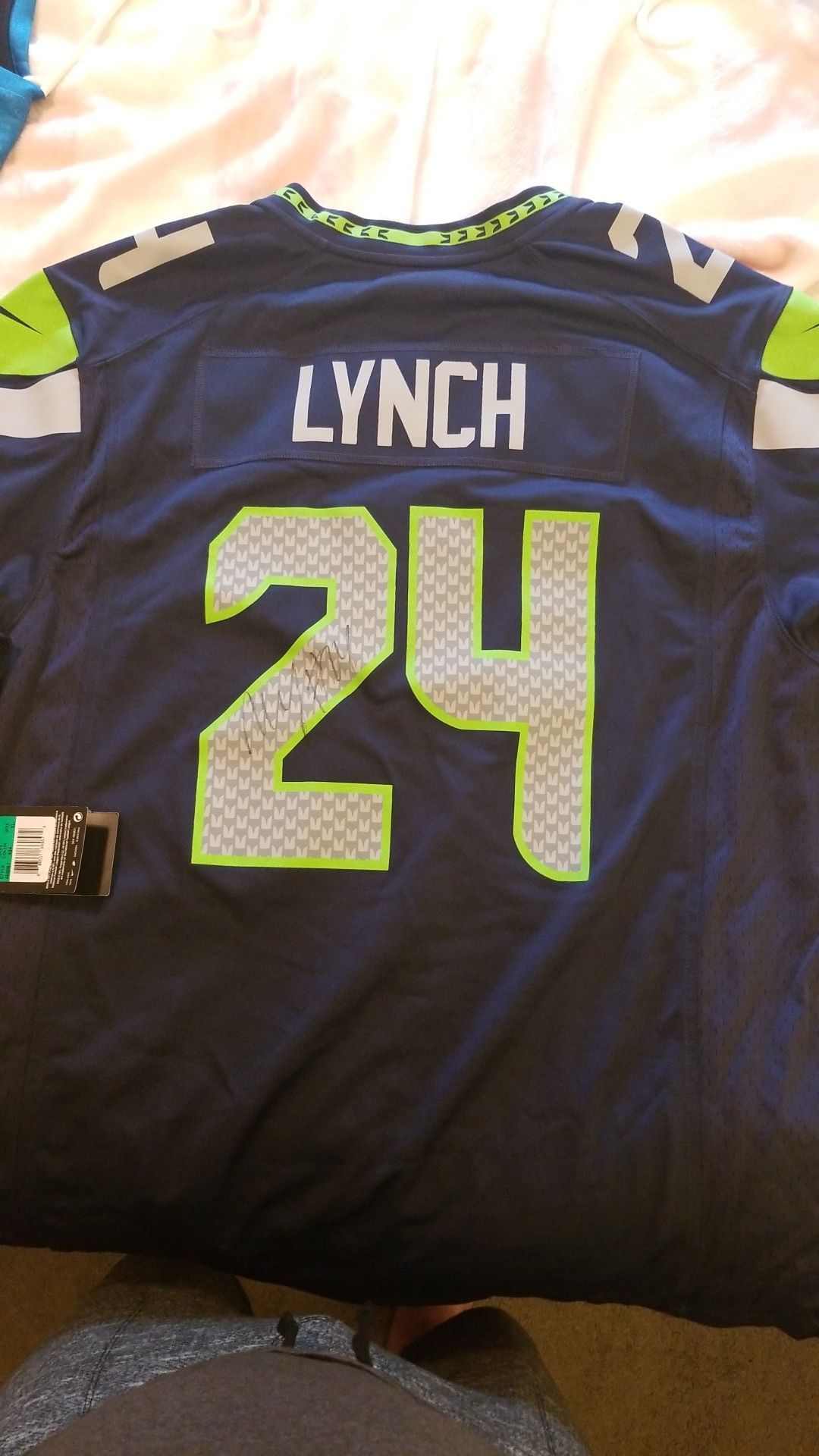 Seahawks Marshawn Lynch autograph Jersey