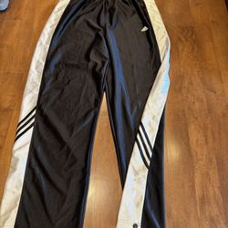 Men’s Adidas Snap Button Side Joggers Size XL Shipping Available 