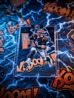 Joe Burrow Cincinnati Bengals Art Trading Card