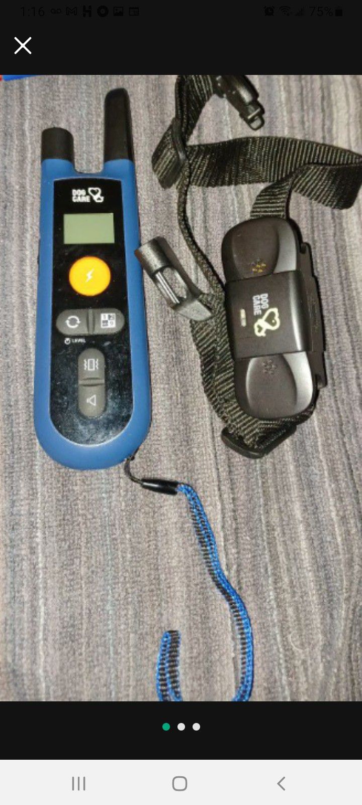 Dog CareDOG CARE Dog Training Collar- Rechargeable Training Collar with 3 Training Modes and Waterproof Vibration