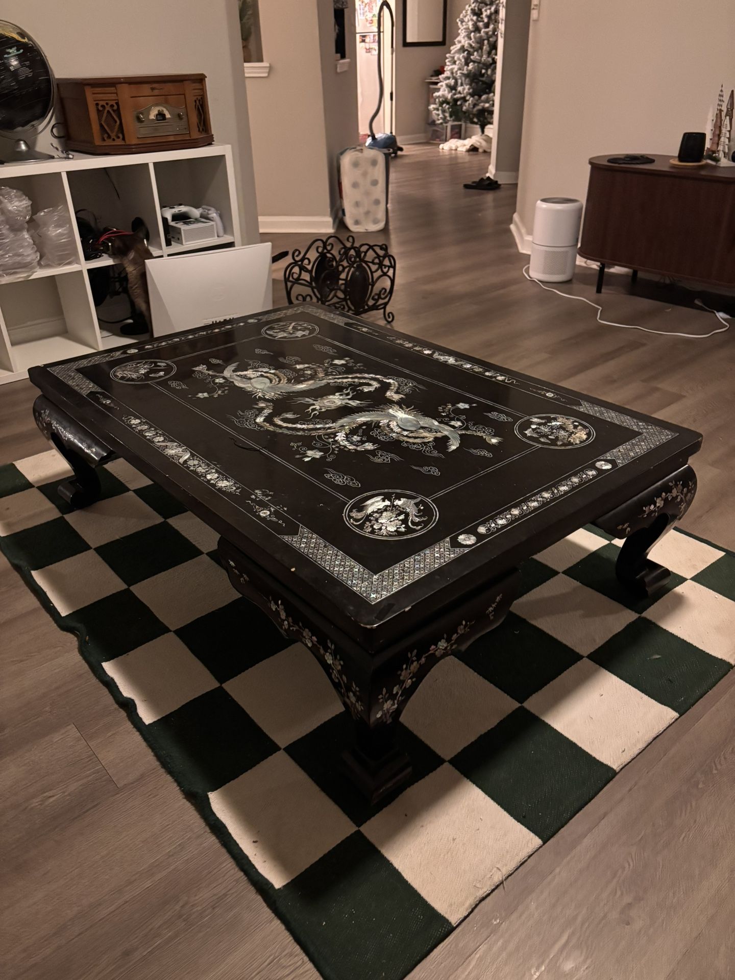 Vintage Chinese Lacquer Coffee Table