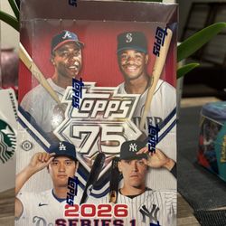 2026 Topps Series 1 Sealed  Hobby Box  (75th Anniversary)