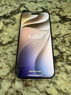 Apple iPhone 15 Pro 256GB – Unlocked – Black Titanium – 95% Battery