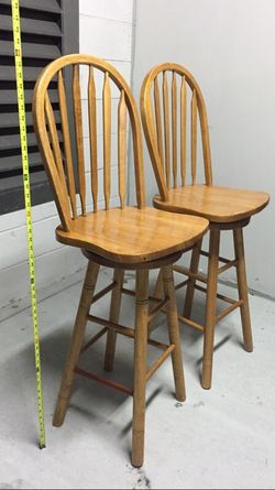 2 Swivel 48" inch seat bar stool