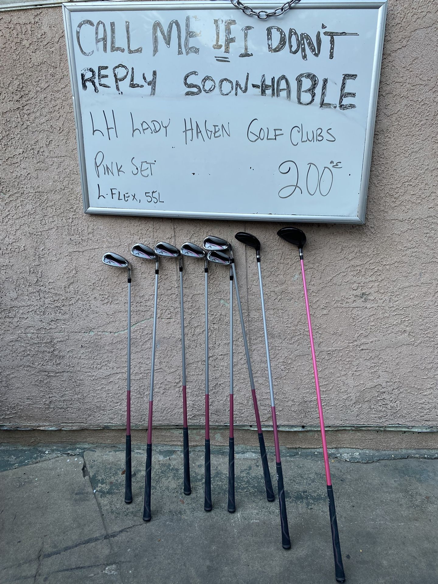 Lady Hagen Pink Golf Clubs