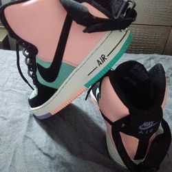 Air Force 1 High Smiley Face