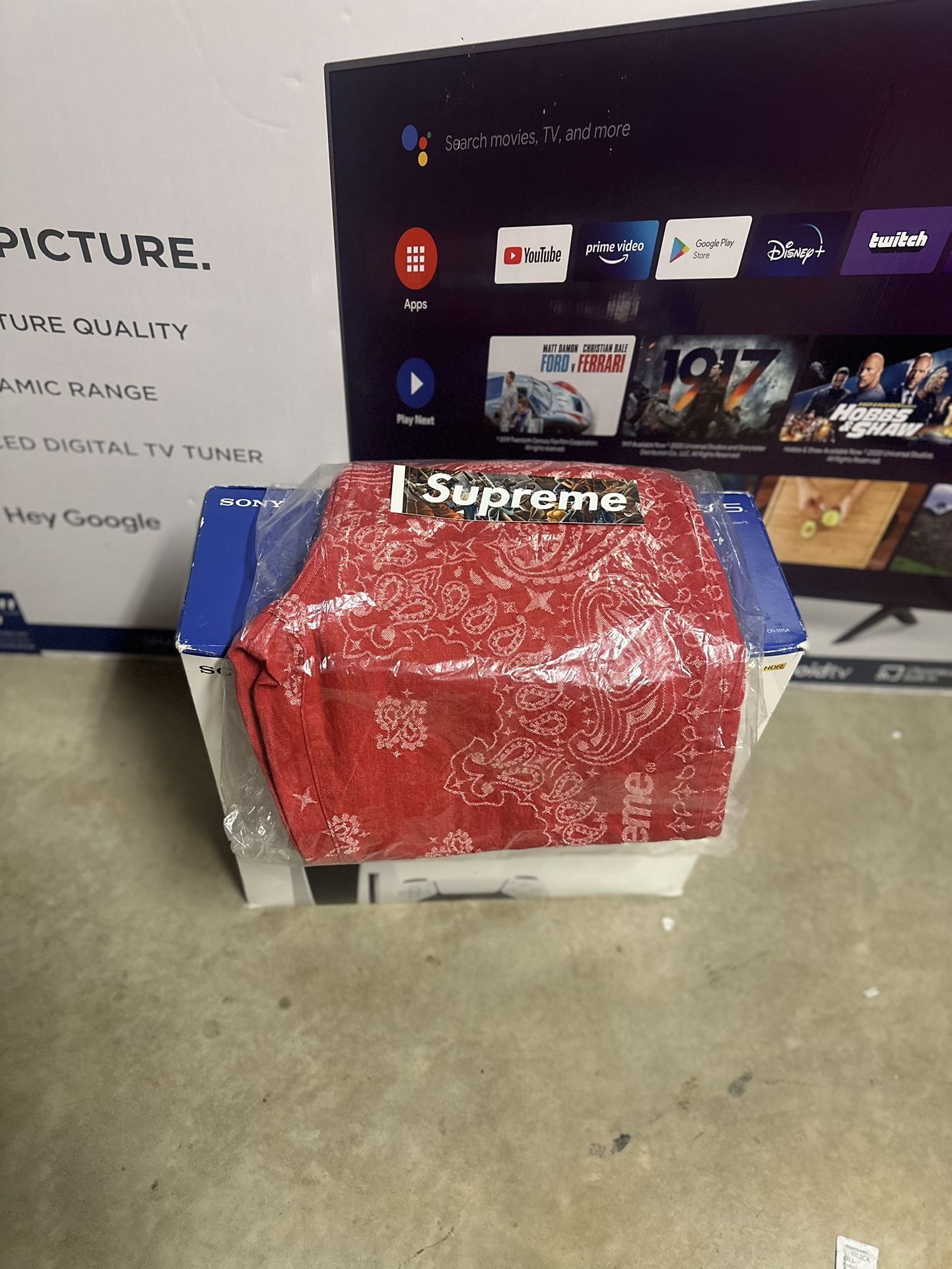 Supreme Bandana Jeans And Jacket