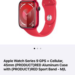 Buy Apple Watch Series 9 GPS + Cellular, 45mm (PRODUCT)RED