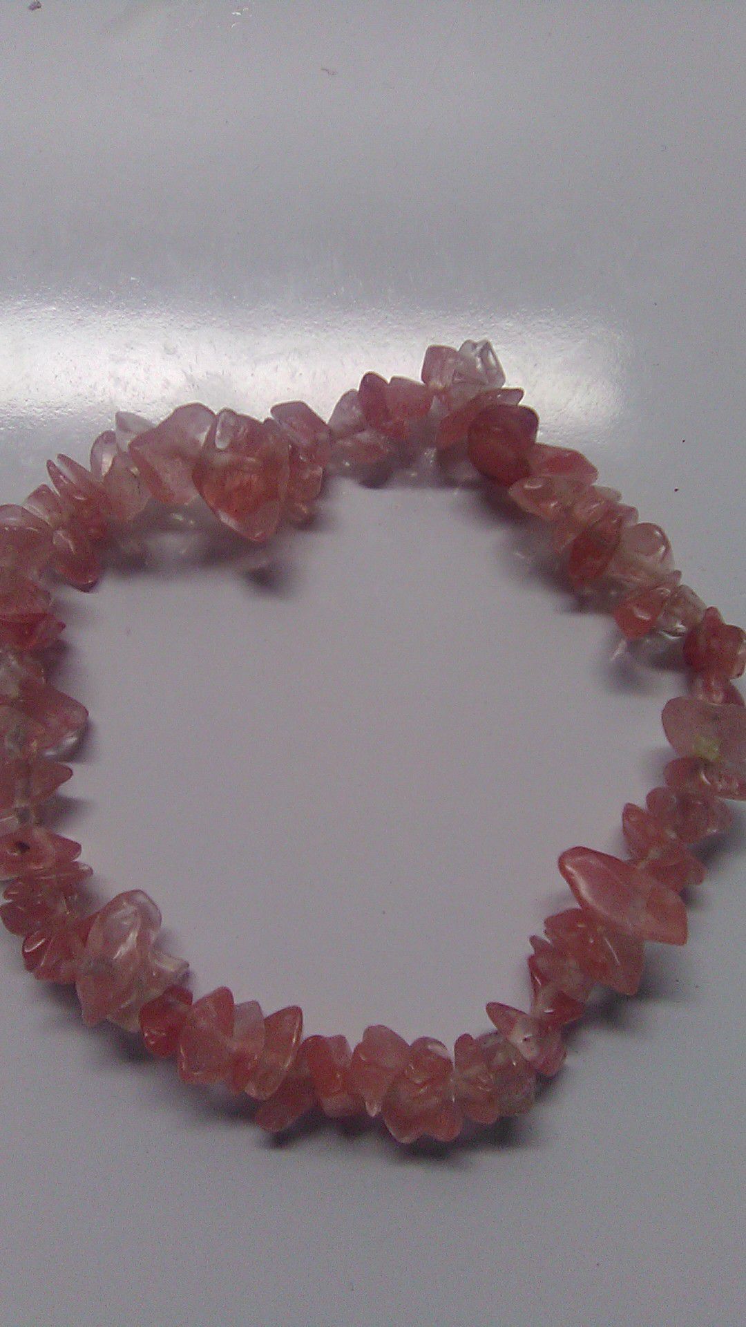Pink Quartz Gemstone Bracelet