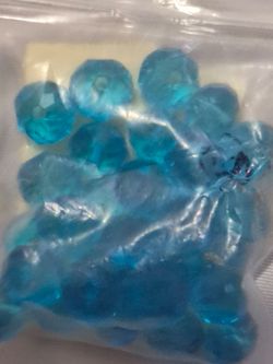 72 4nm disc shaped beads green