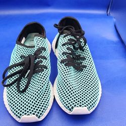 Adidas Palsey Teal Web Sneakers Size 12